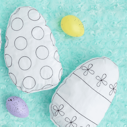Easter Egg Doodle Coloring Craft For Children: Chevron - Bria Blair Creative