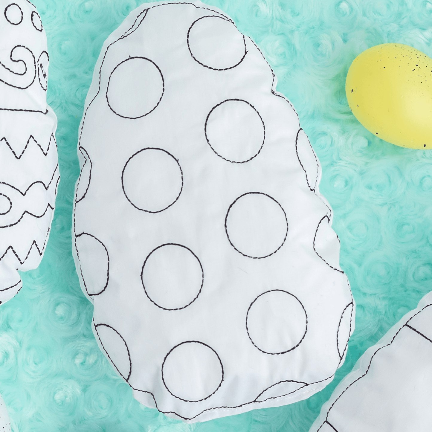 Easter Egg Doodle Coloring Craft For Children: Chevron - Bria Blair Creative
