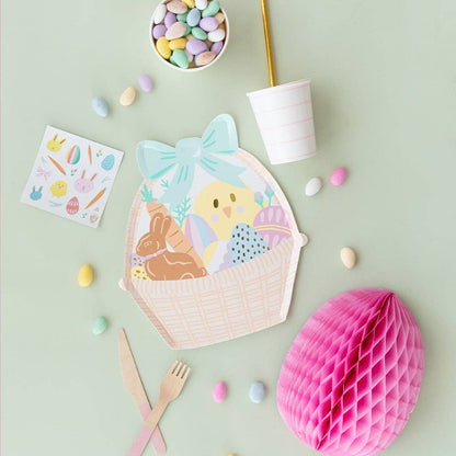 Easter Fun Large Basket Plates - Bria Blair Creative