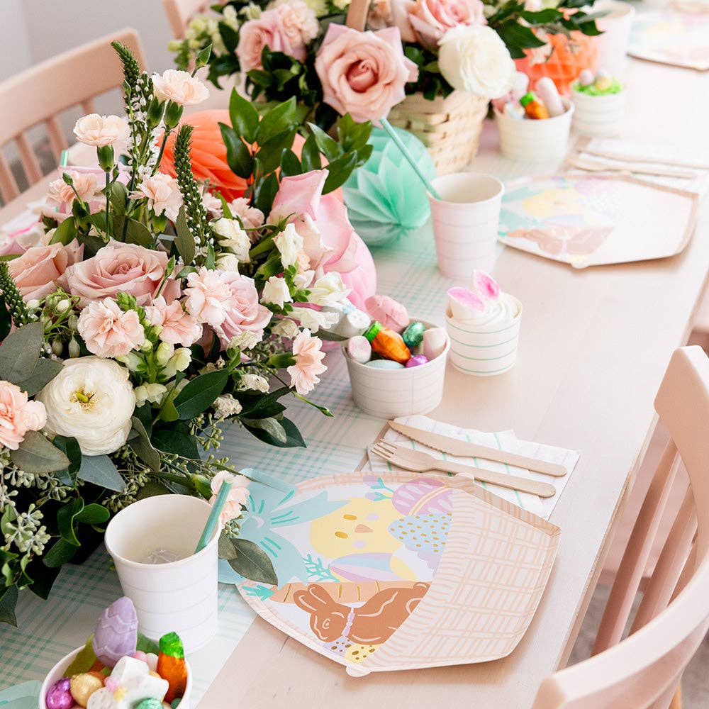 Easter Fun Large Basket Plates - Bria Blair Creative
