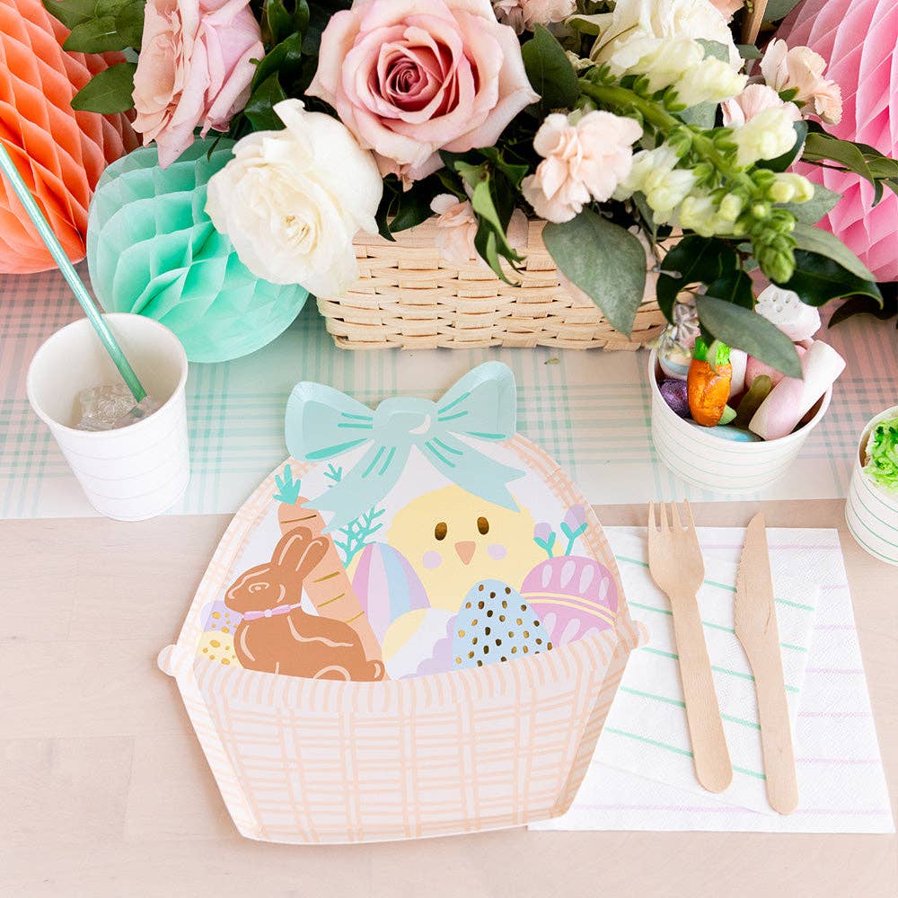 Easter Fun Large Basket Plates - Bria Blair Creative