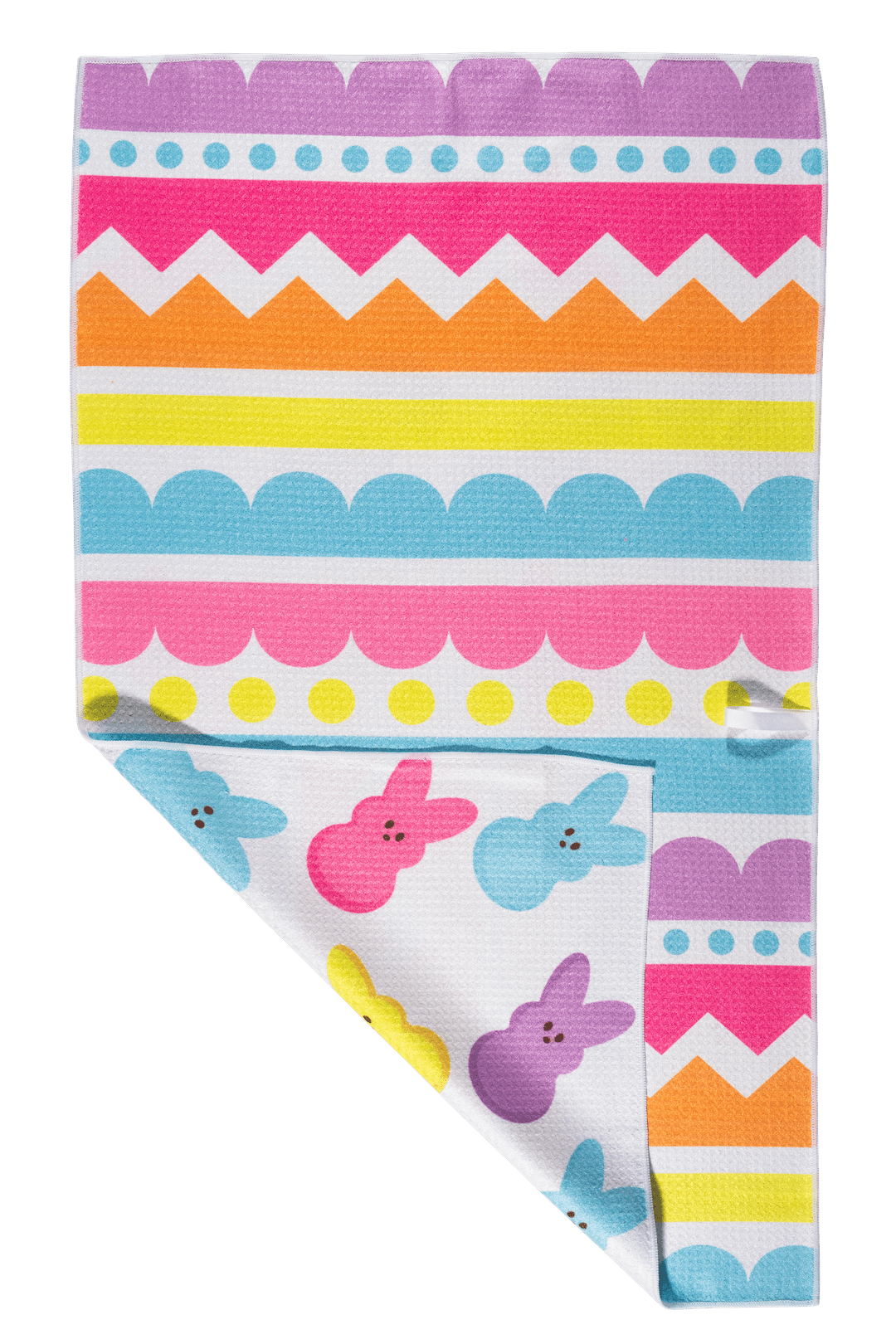 Easter Stripes Bloom Dish Towel - Bria Blair Creative