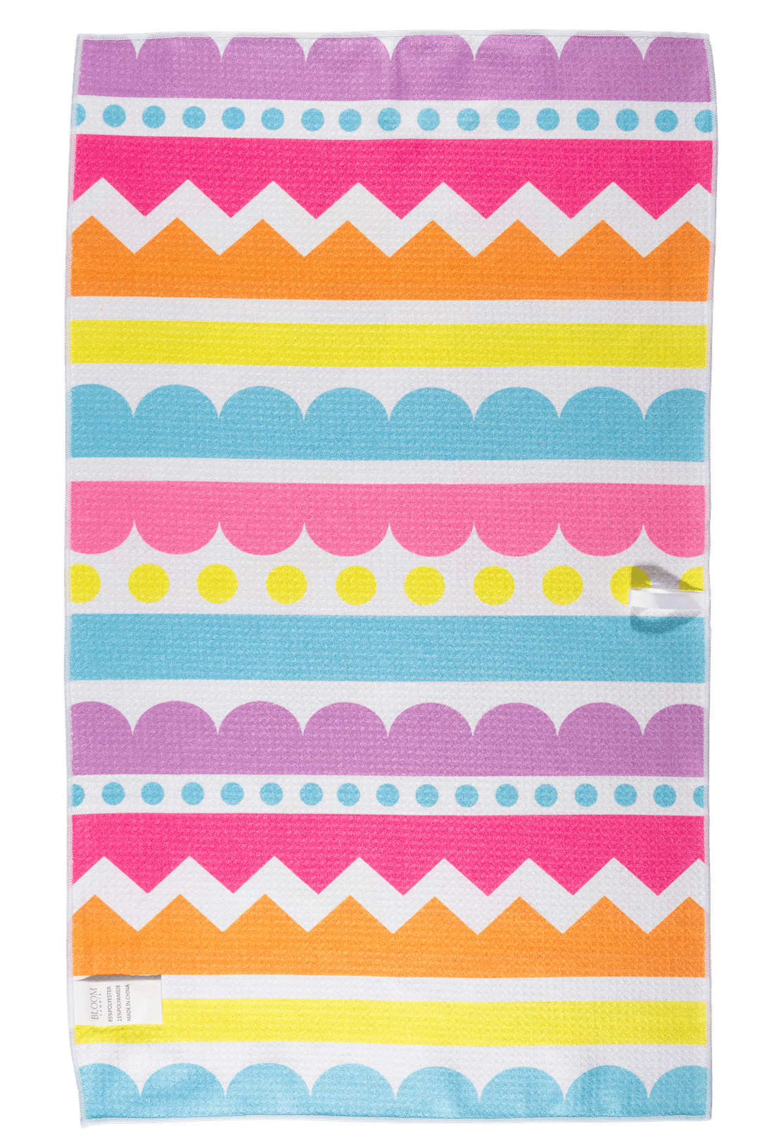 Easter Stripes Bloom Dish Towel - Bria Blair Creative