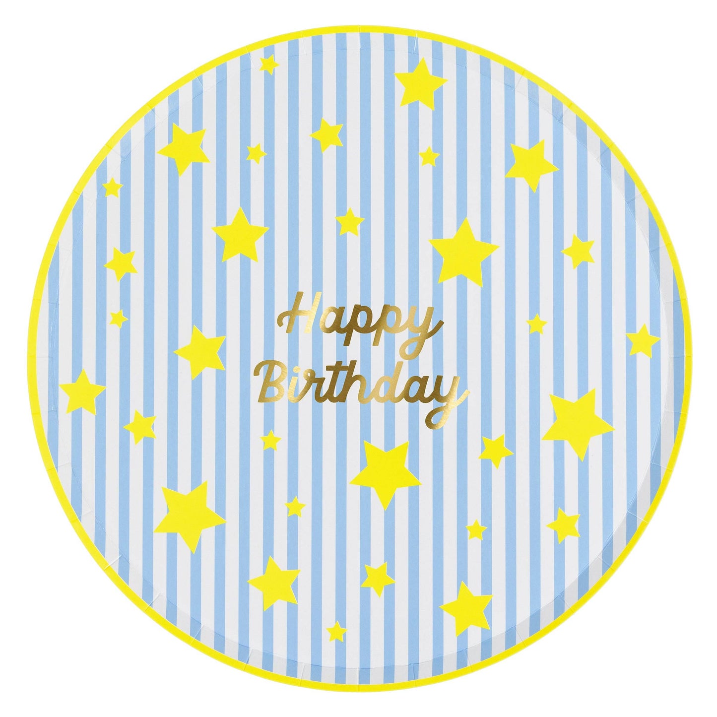 Bright Star Happy Birthday Dinner Plates