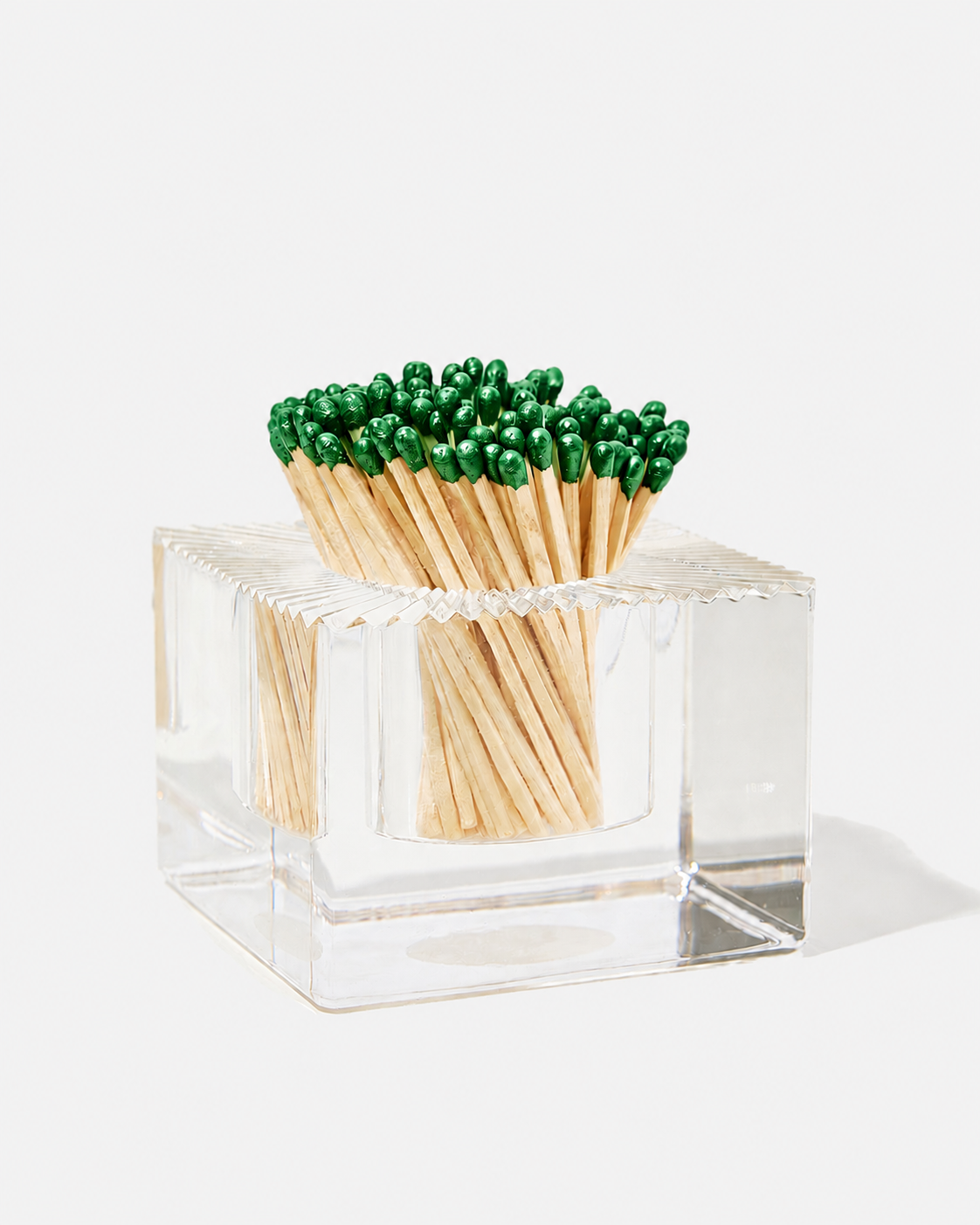 Square Match Striker | Metallic Green Matches