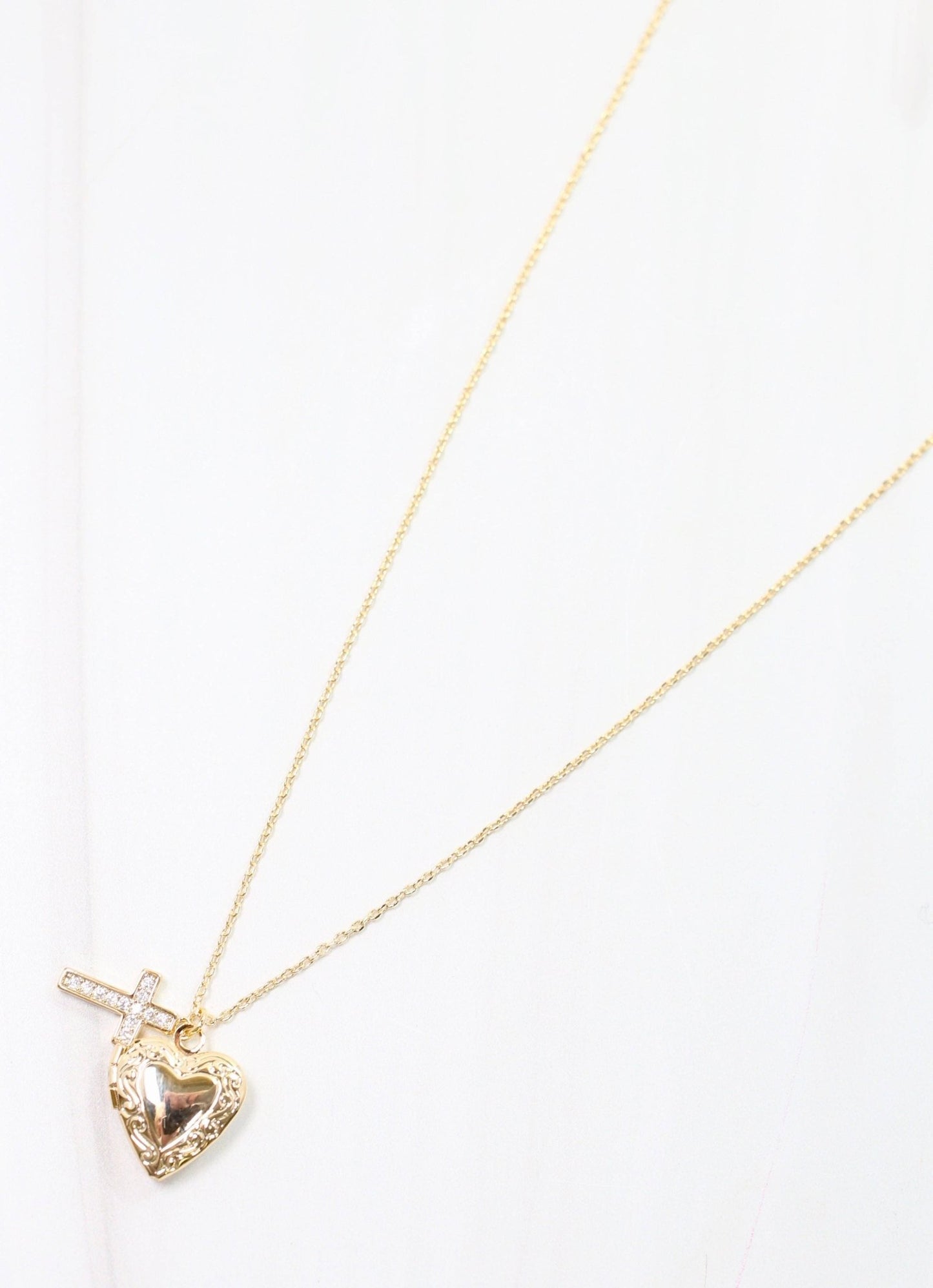 Elaine Charm Necklace GOLD: Default - Bria Blair Creative