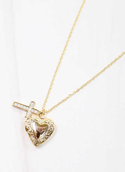 Elaine Charm Necklace GOLD: Default - Bria Blair Creative