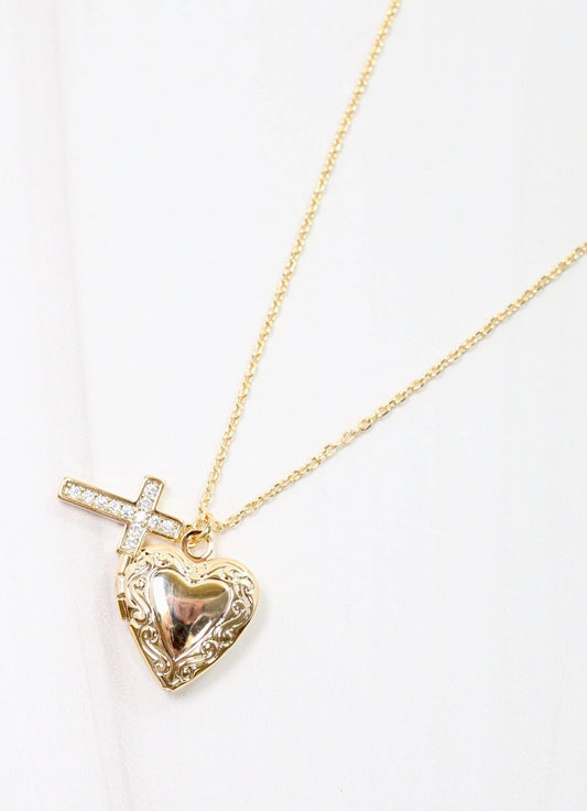 Elaine Charm Necklace GOLD: Default - Bria Blair Creative
