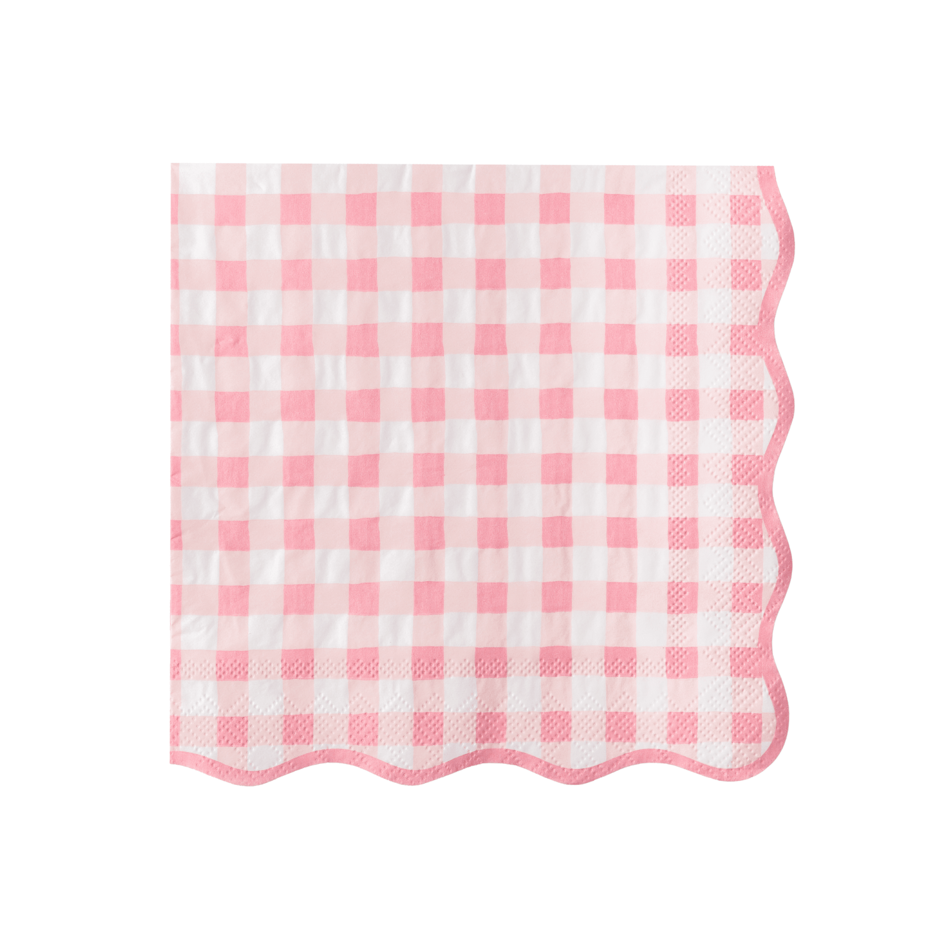 ELEGANT PETAL PINK GINGHAM DINNER NAPKINS - Bria Blair Creative