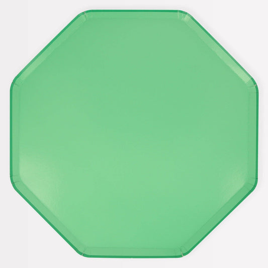 Emerald Green Dinner Plates - Bria Blair Creative