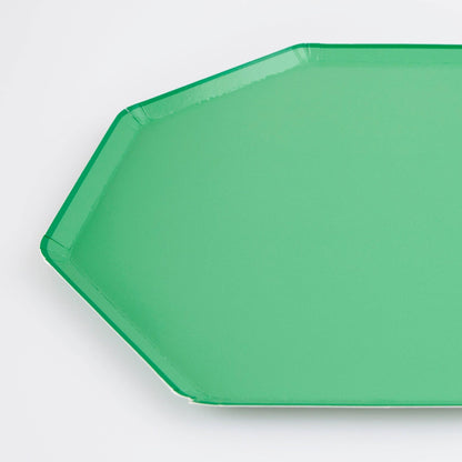 Emerald Green Dinner Plates - Bria Blair Creative