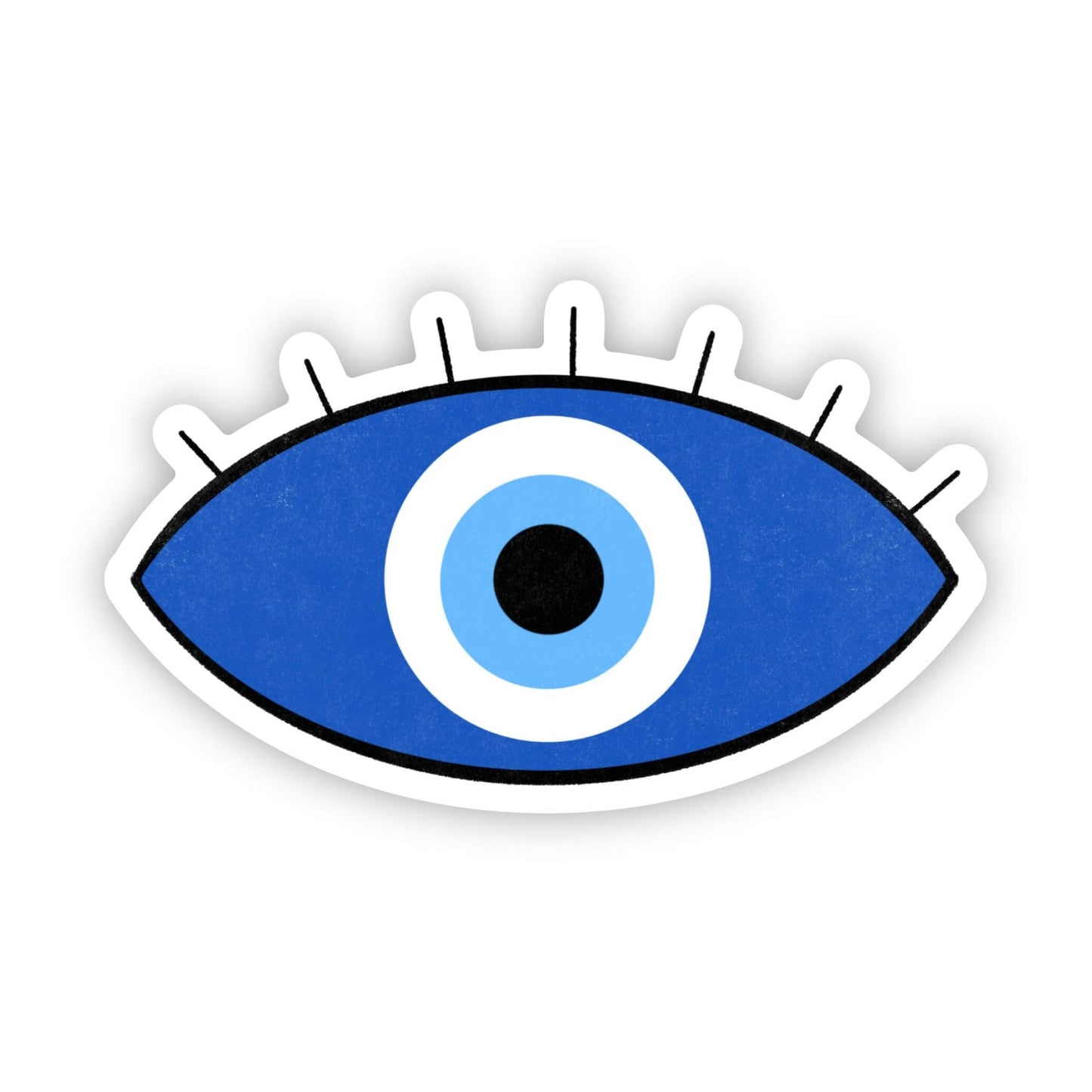 Evil eye sticker - blue - Bria Blair Creative