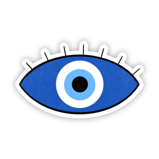 Evil eye sticker - blue - Bria Blair Creative