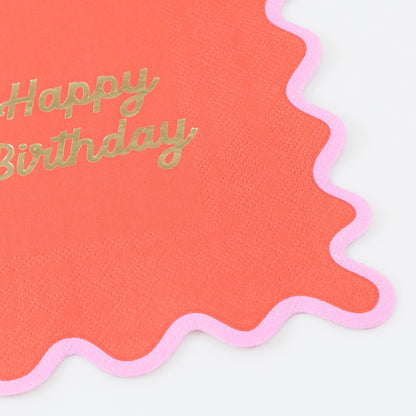Wiggle Edge Large Napkins