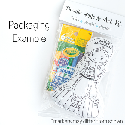 Princess Reusable Coloring Doll for Kids