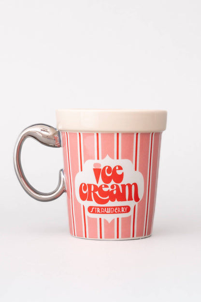 Novelty Ceramic Mug, Ice Cream Carton