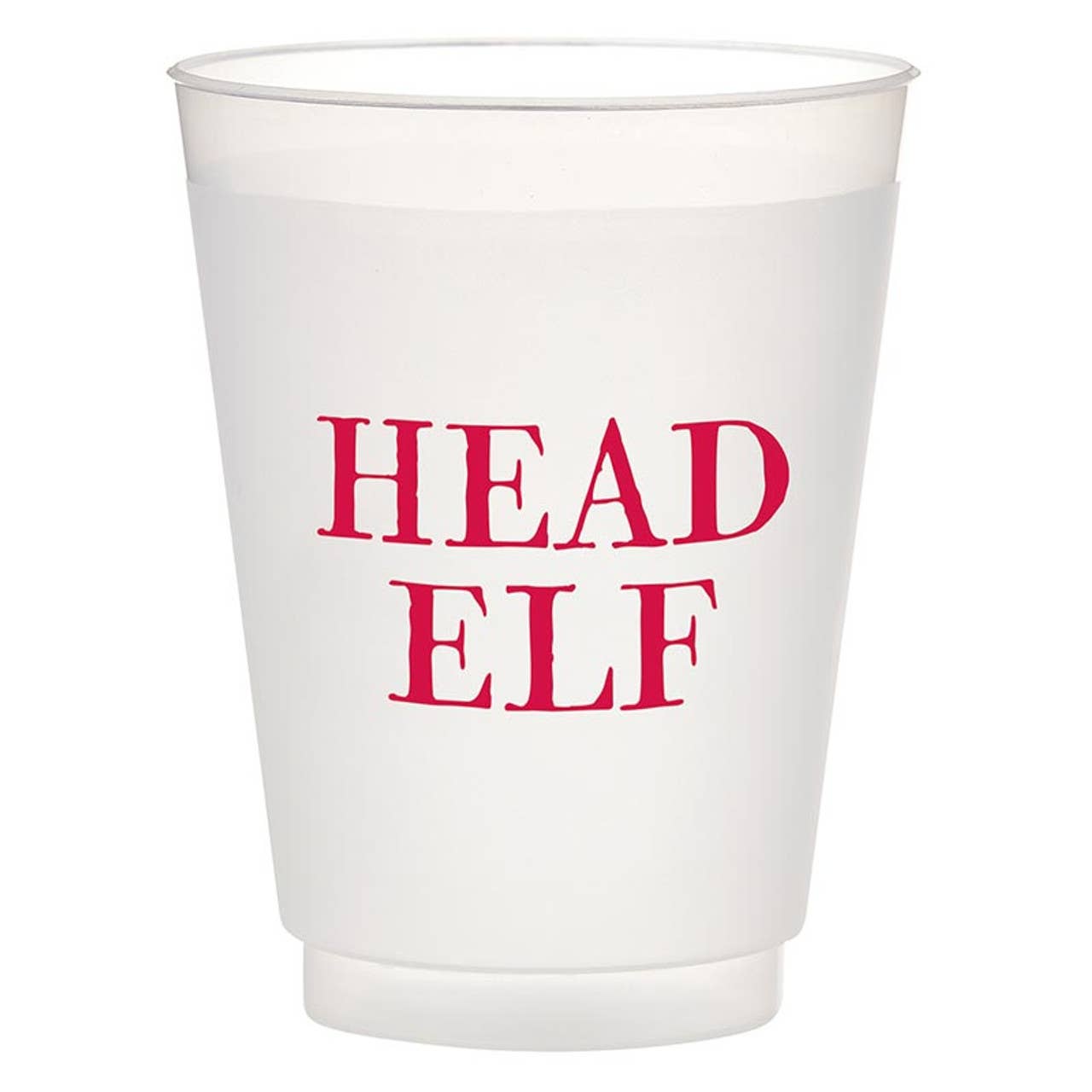 Face to Face Frost Cup - Head Elf - Set of 8 - Bria Blair Creative