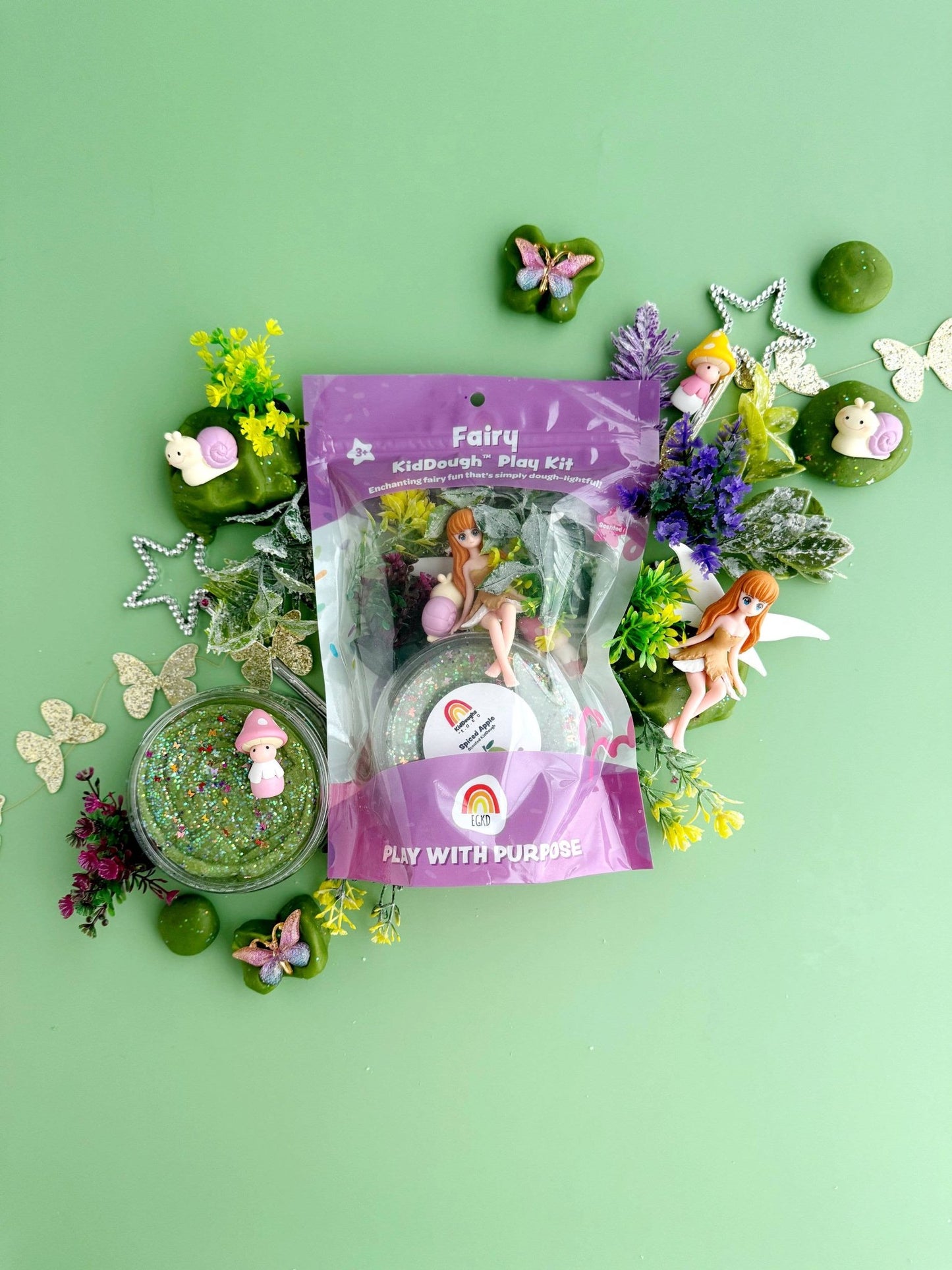 Fairy (Honeydew Melon) KidDough Play Kit - Bria Blair Creative