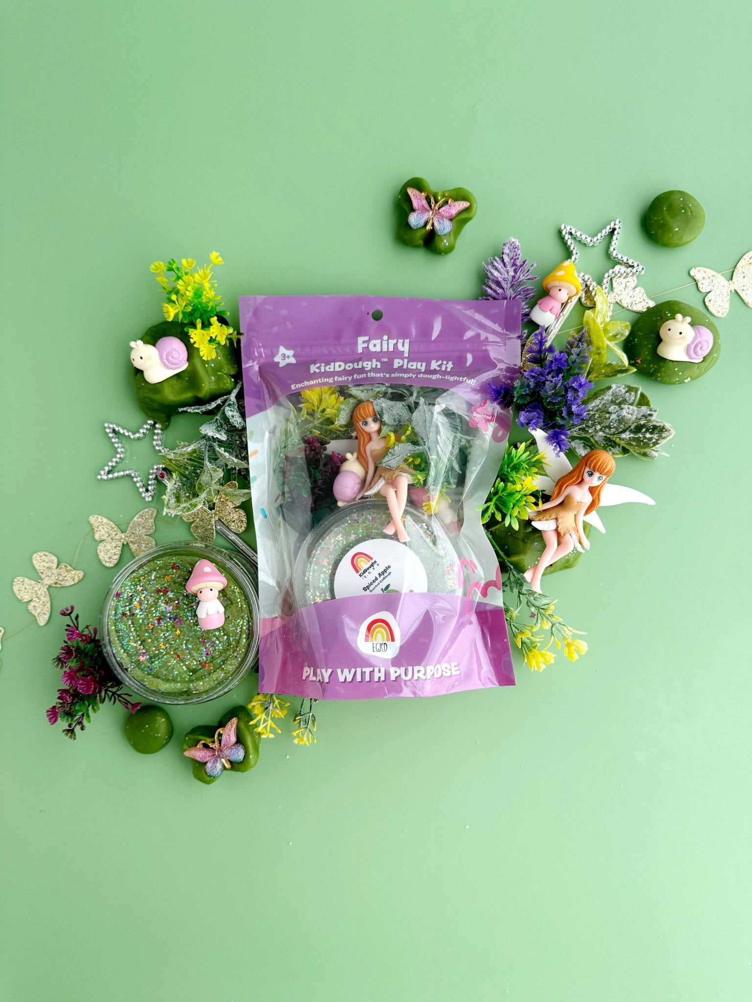 Fairy (Honeydew Melon) KidDough Play Kit - Bria Blair Creative
