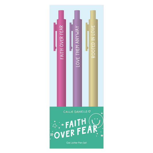 Faith Over Fear Pen Set - Bria Blair Creative
