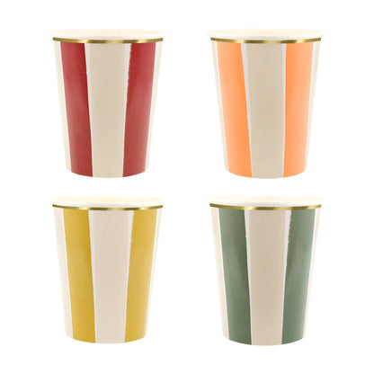 Fall Stripe Cups - Bria Blair Creative