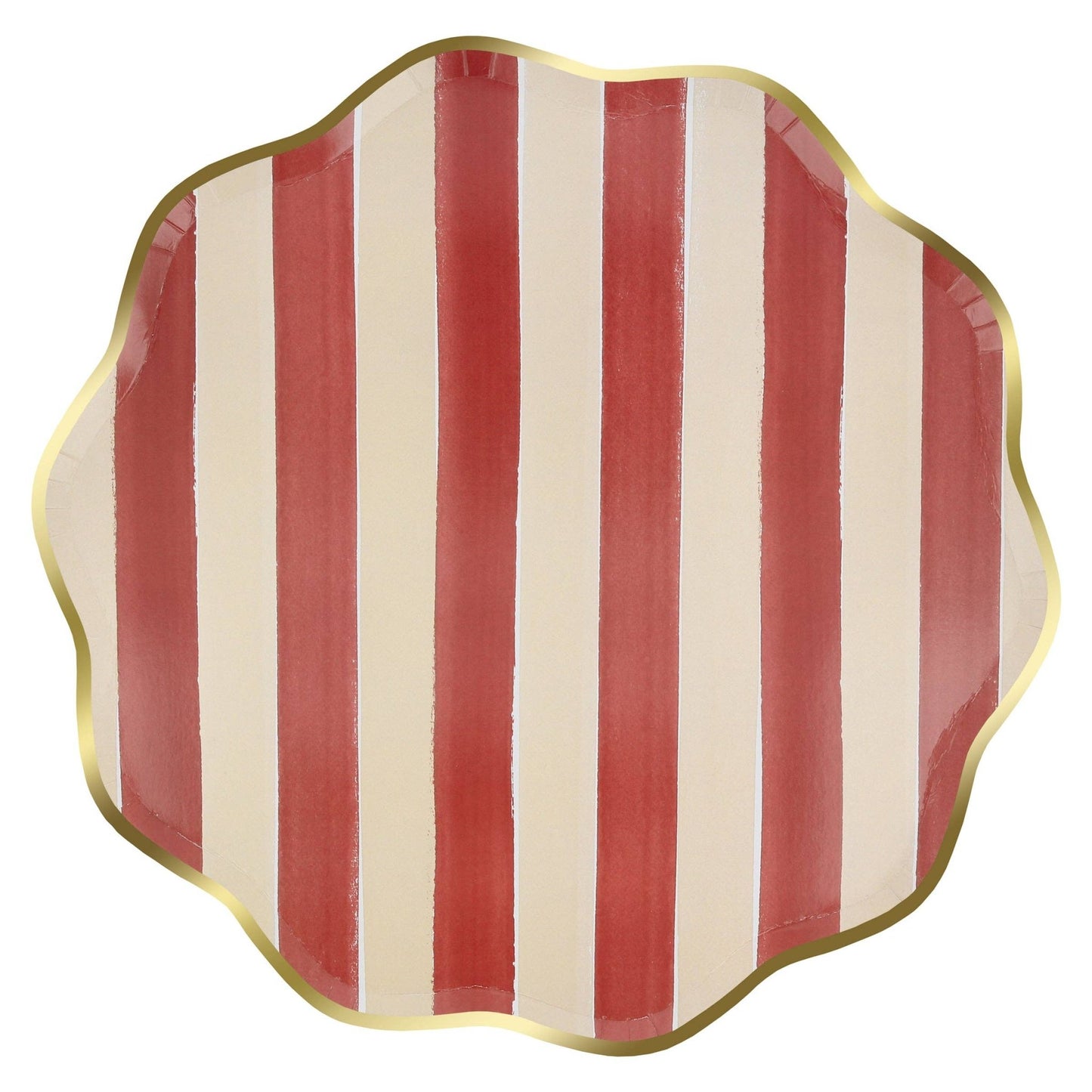 Fall Stripe Dinner Plates - Bria Blair Creative