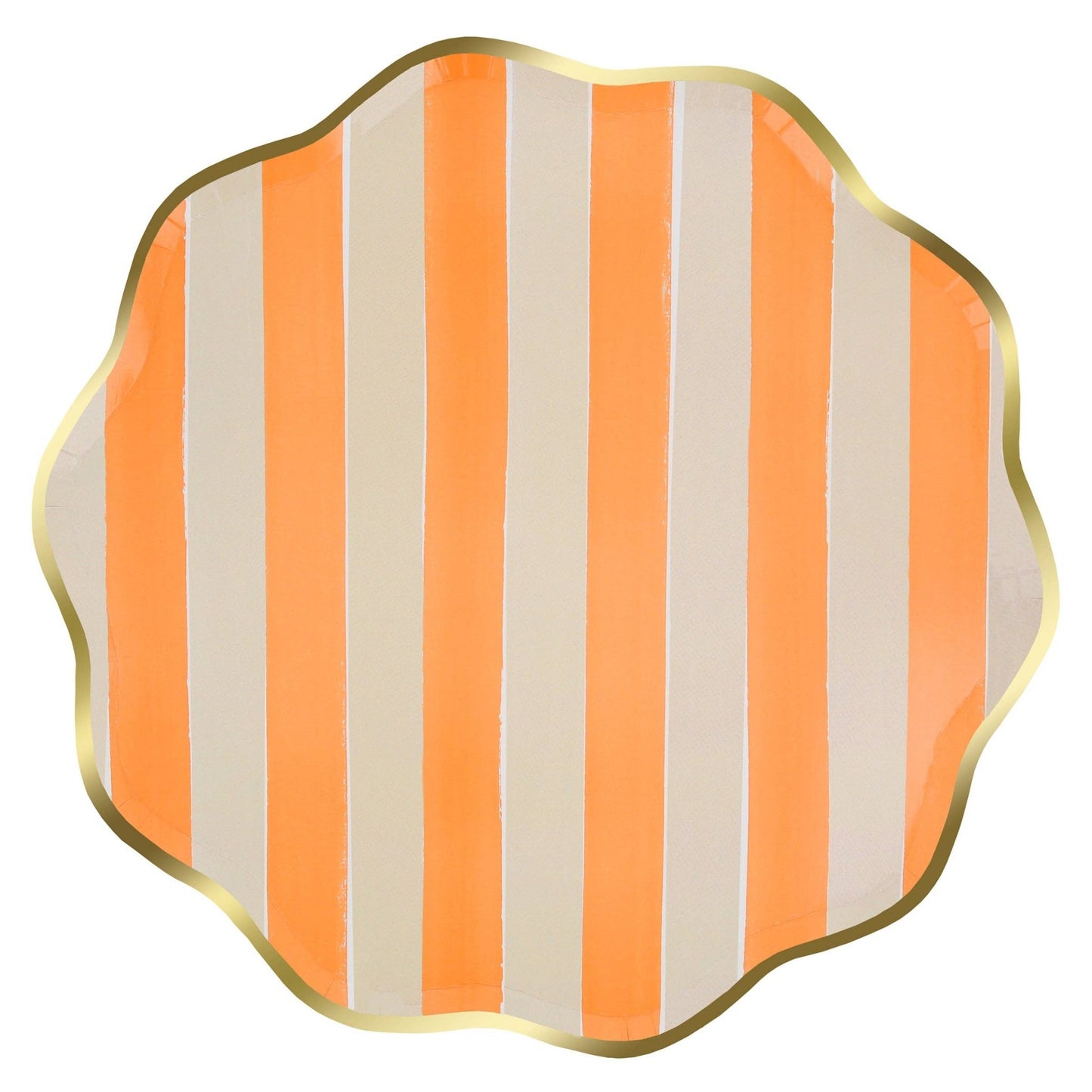 Fall Stripe Dinner Plates - Bria Blair Creative