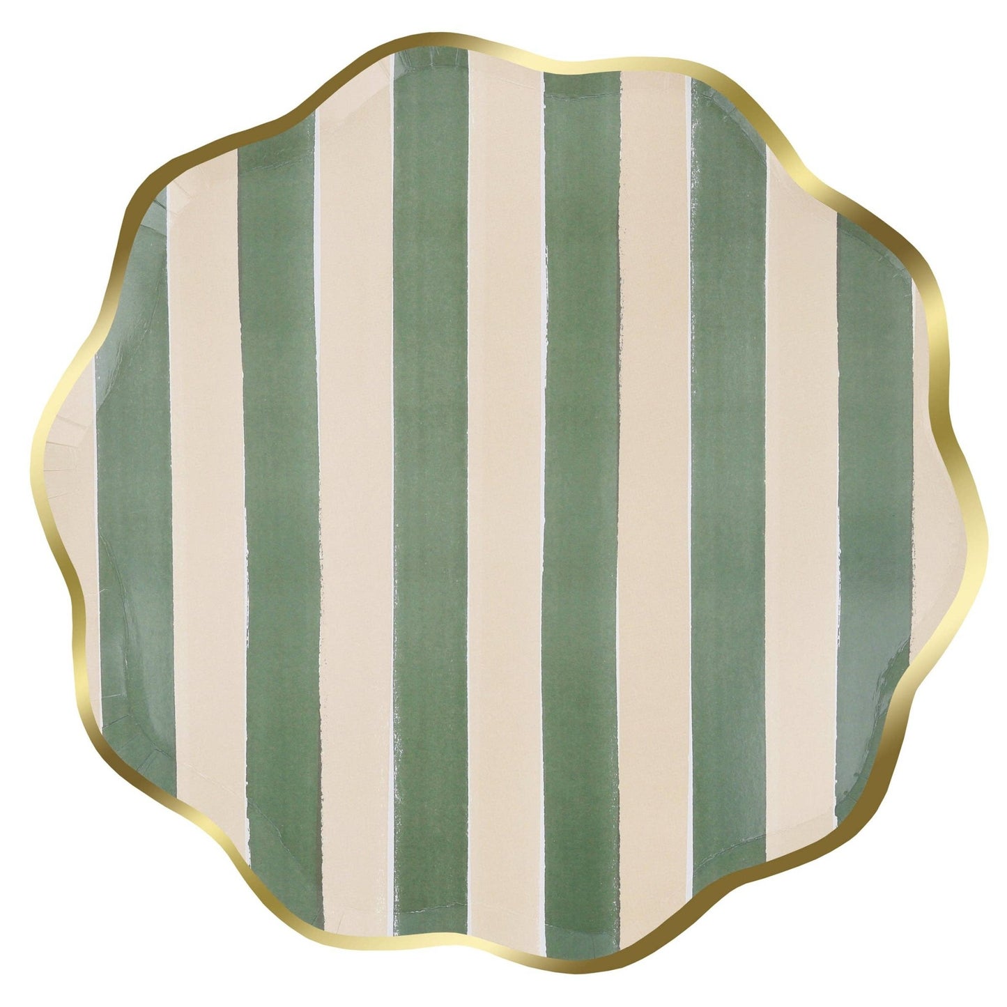 Fall Stripe Dinner Plates - Bria Blair Creative