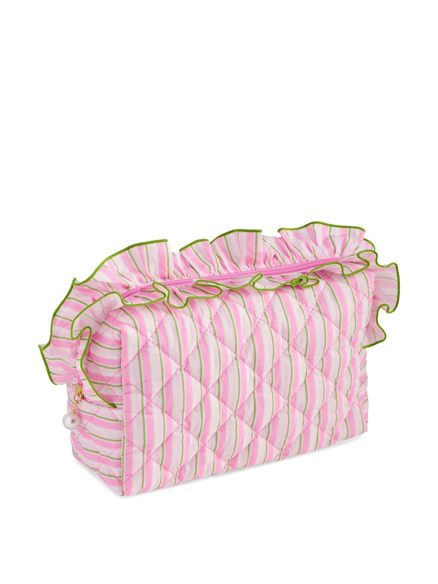 FANCY LARGE ZIP POUCH: BLUE - Bria Blair Creative