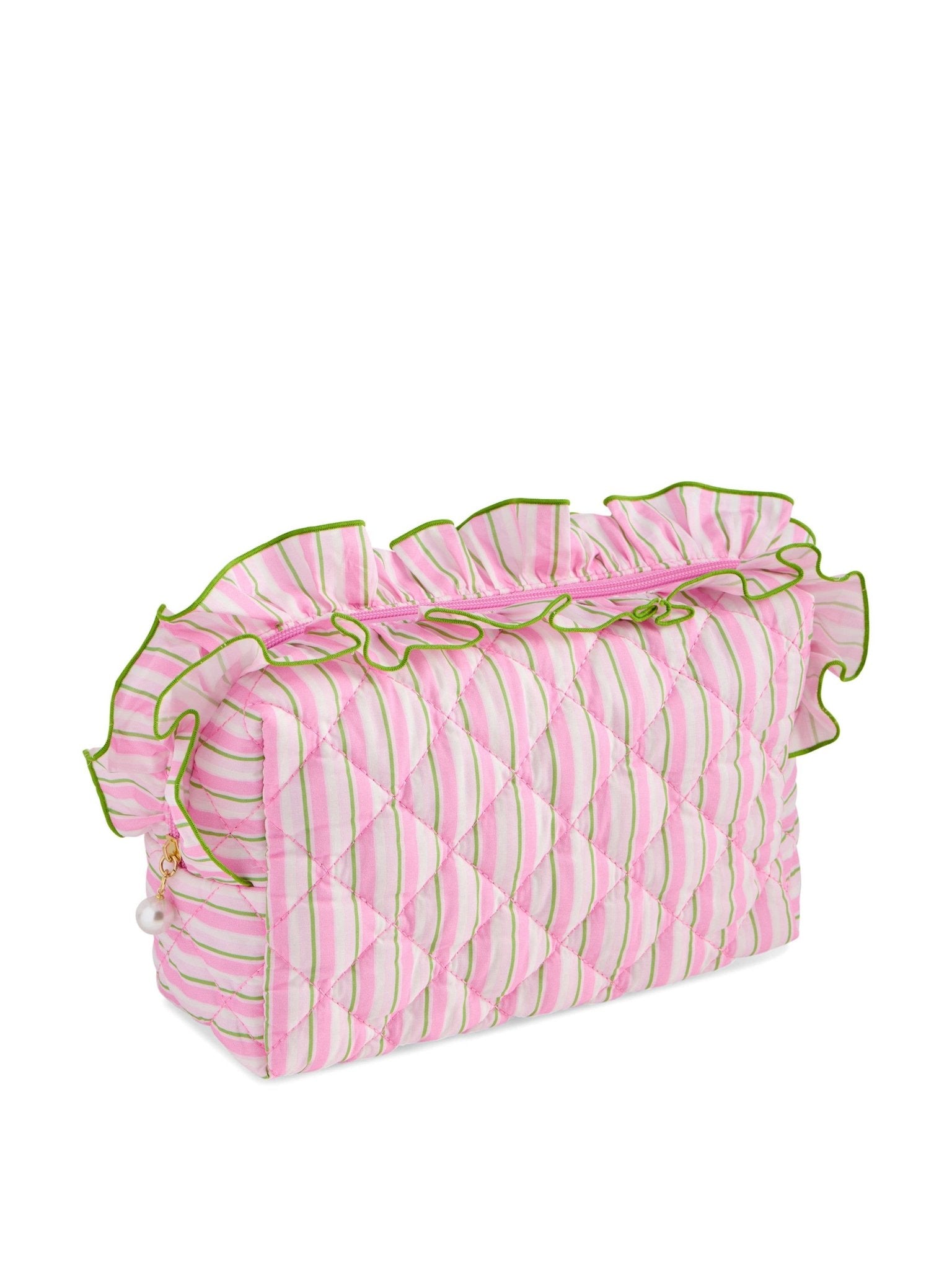 FANCY LARGE ZIP POUCH: BLUE - Bria Blair Creative