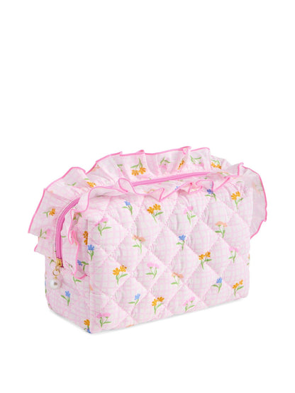 FANCY LARGE ZIP POUCH: BLUE - Bria Blair Creative