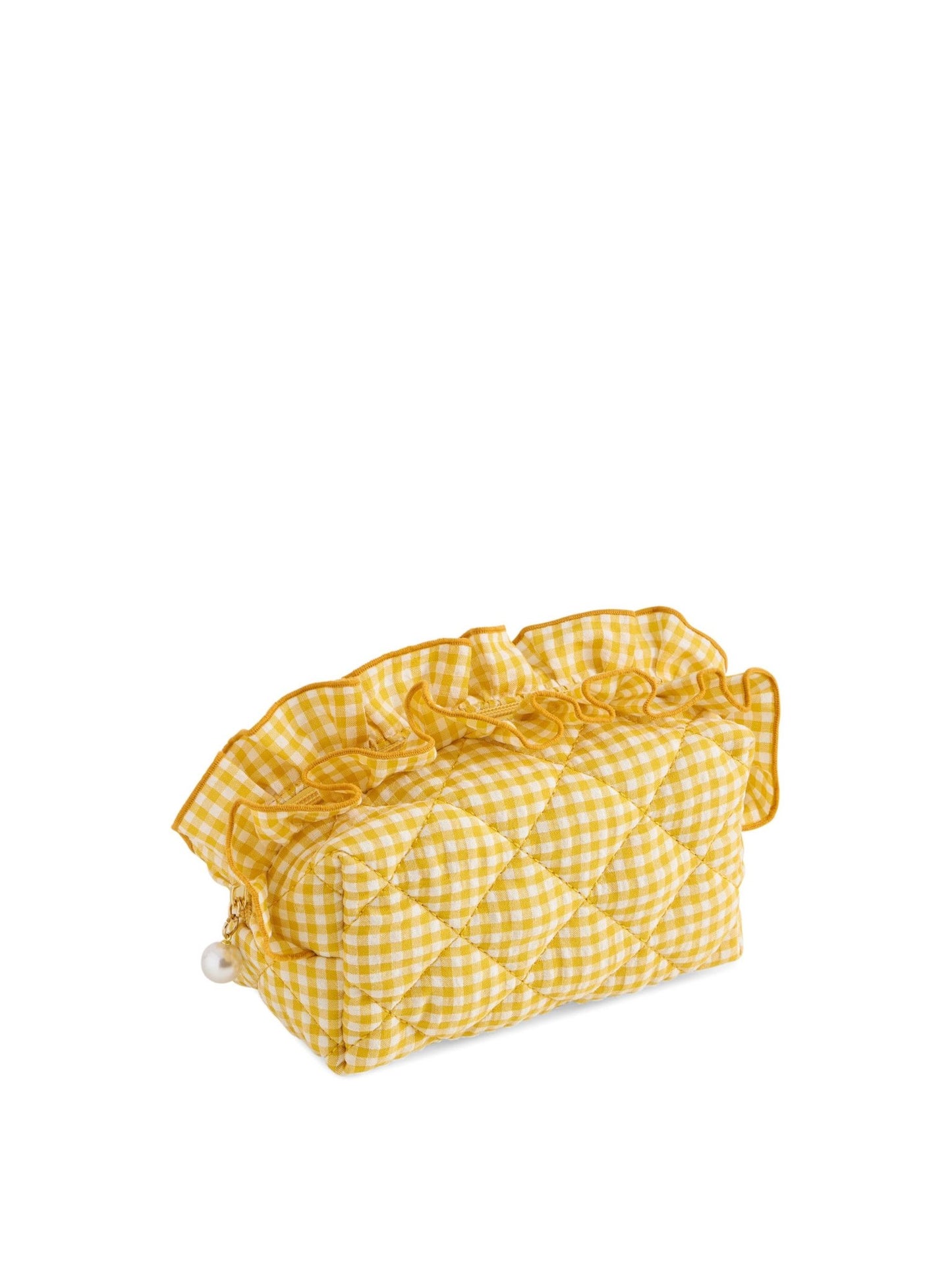 FANCY SMALL ZIP POUCH: YELLOW - Bria Blair Creative