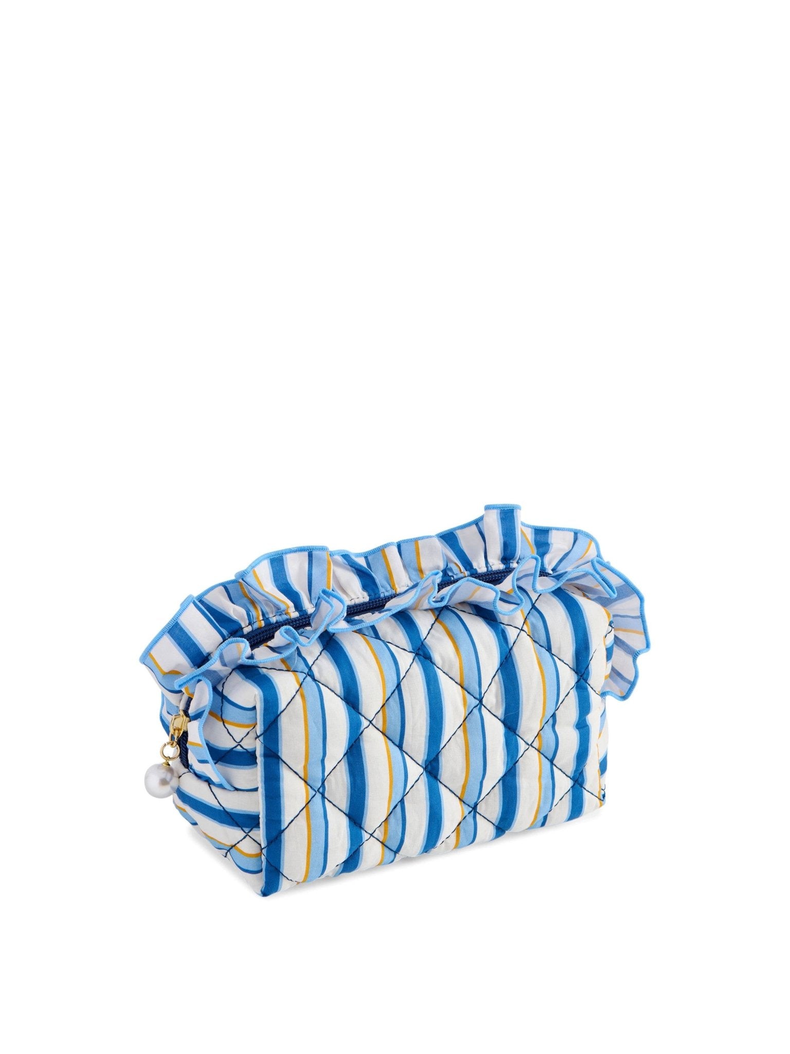 FANCY SMALL ZIP POUCH: YELLOW - Bria Blair Creative