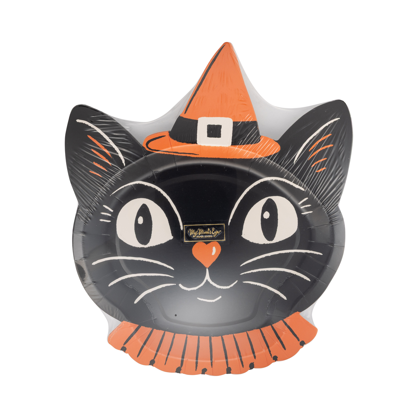 VHP1342 - Vintage Witchy Cat Plate