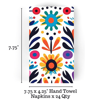 Feeling Festive Nordic Folk Pattern 24ct Guest Napkins - Bria Blair Creative