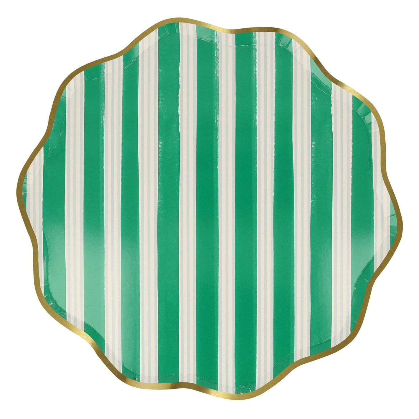 Festive Stripe Dinner Plates - Bria Blair Creative