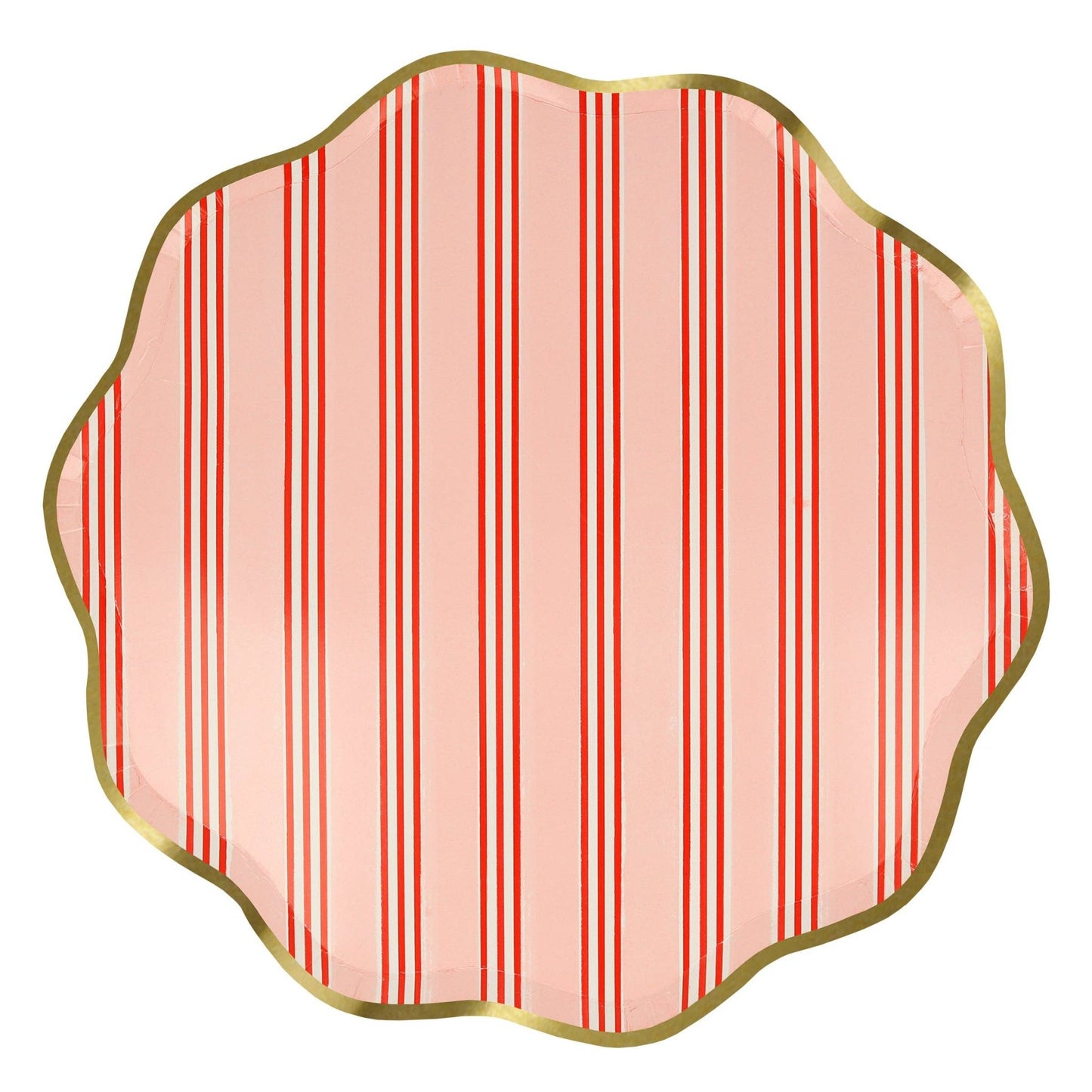 Festive Stripe Dinner Plates - Bria Blair Creative
