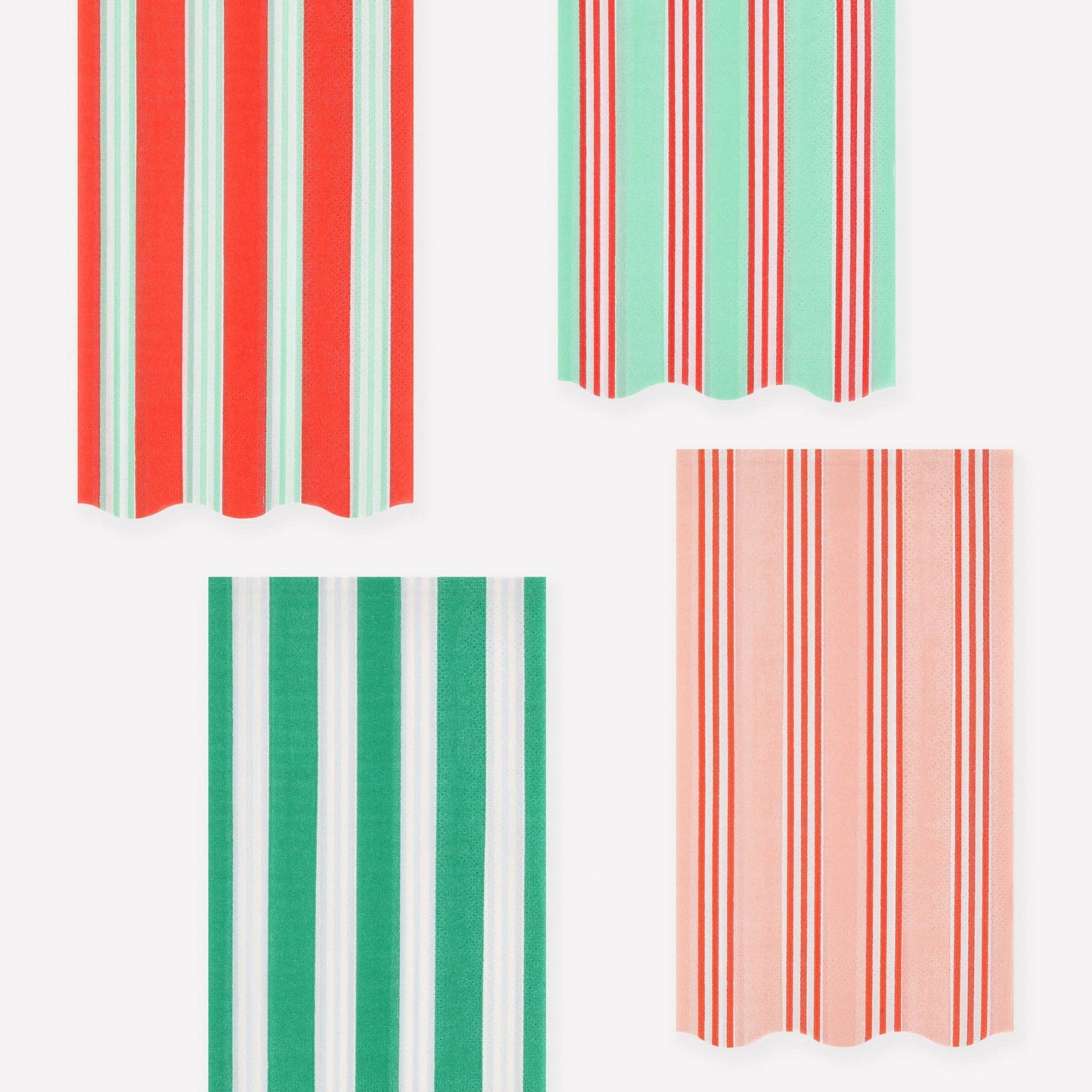 Festive Stripe Guest Towels - Bria Blair Creative