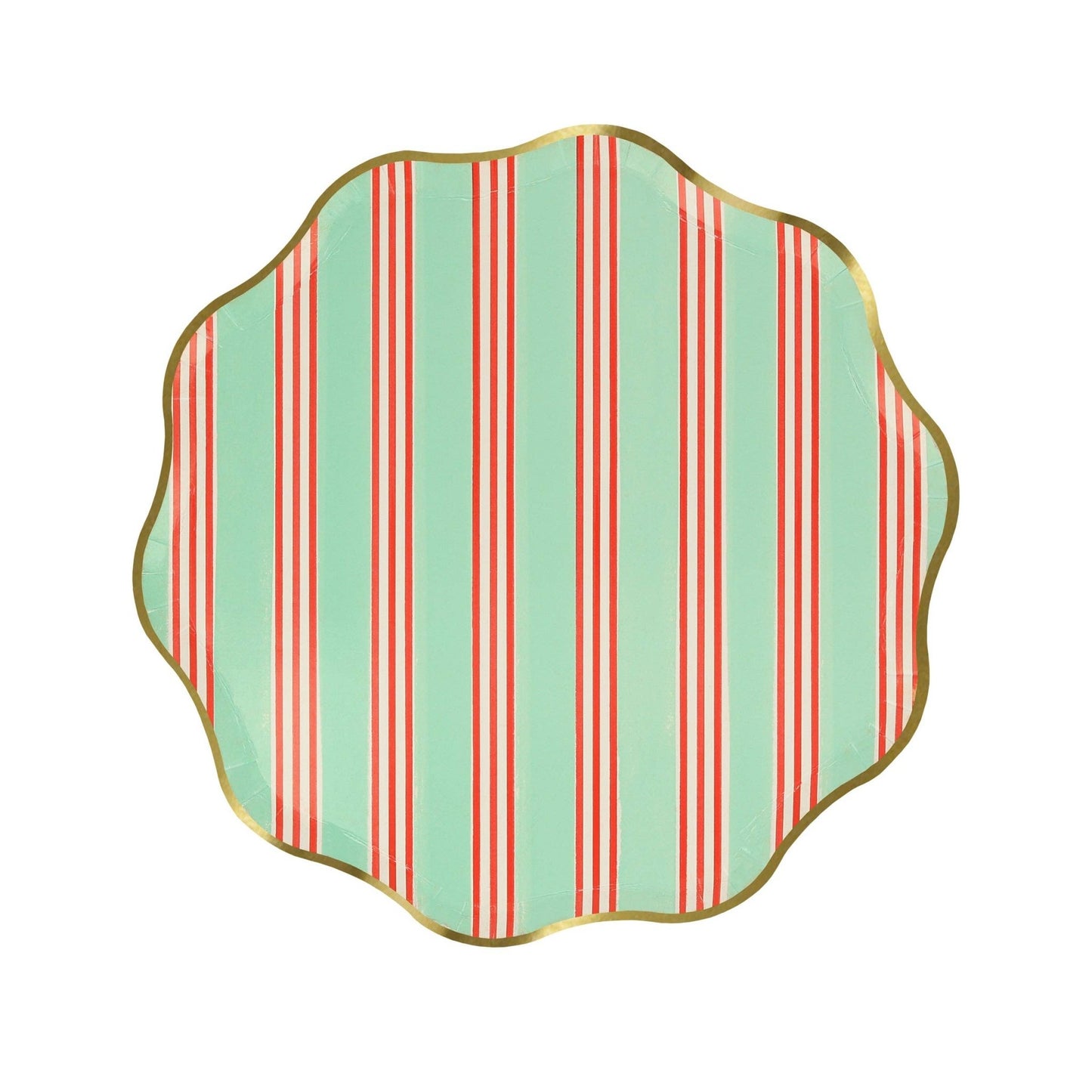 Festive Stripe Side Plates - Bria Blair Creative