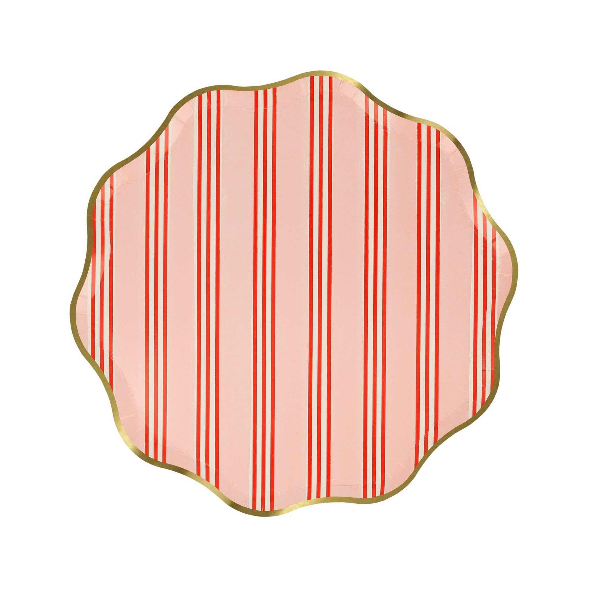 Festive Stripe Side Plates - Bria Blair Creative