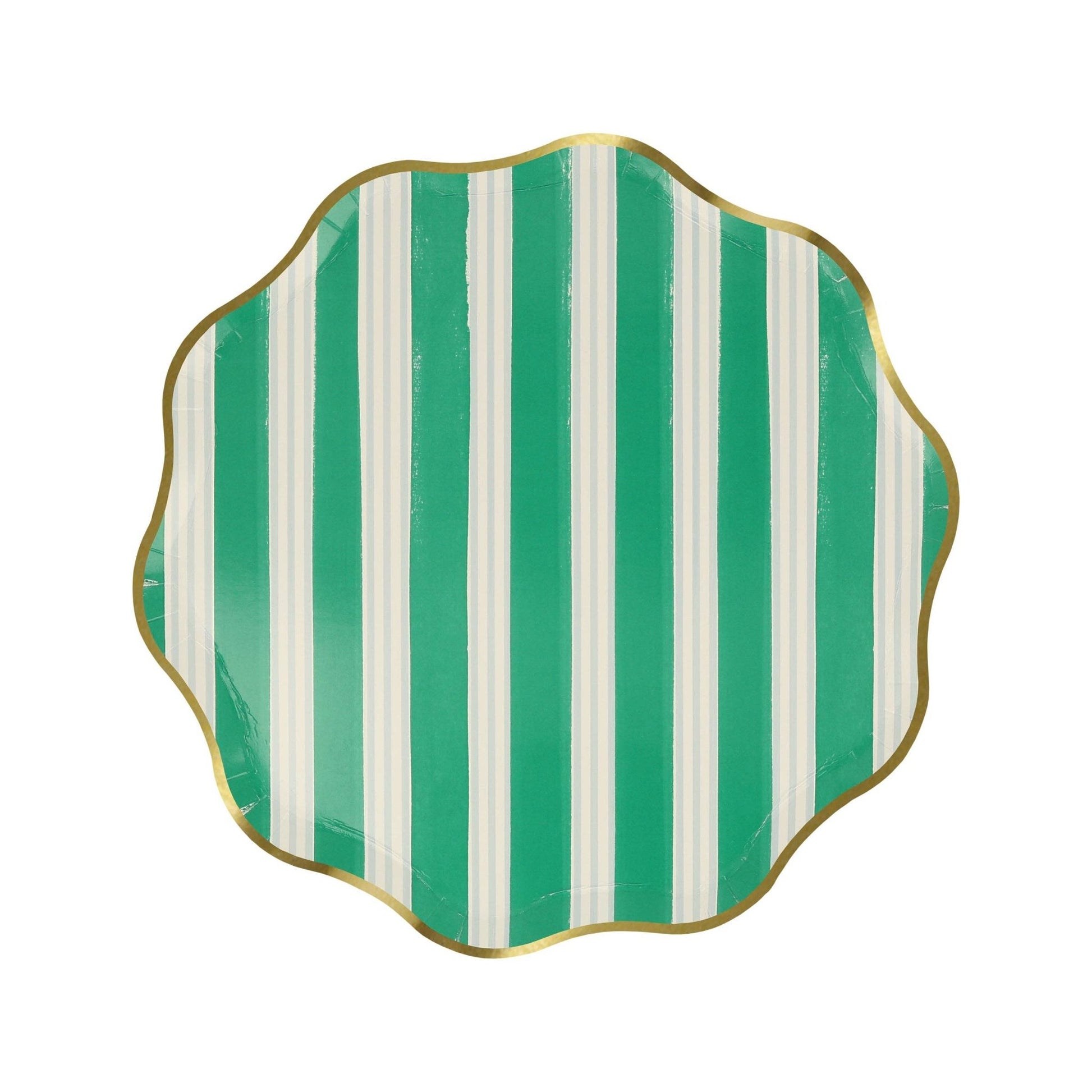 Festive Stripe Side Plates - Bria Blair Creative