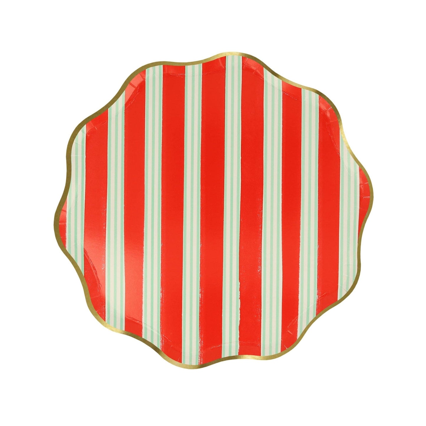 Festive Stripe Side Plates - Bria Blair Creative