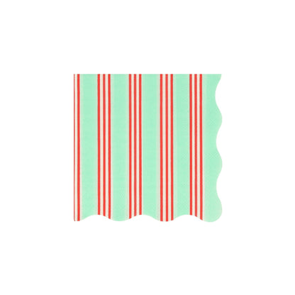 Festive Stripe Small Napkins - Bria Blair Creative