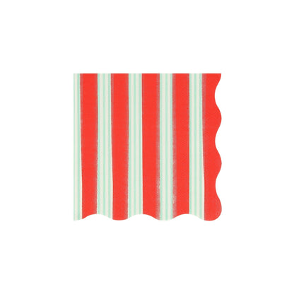 Festive Stripe Small Napkins - Bria Blair Creative