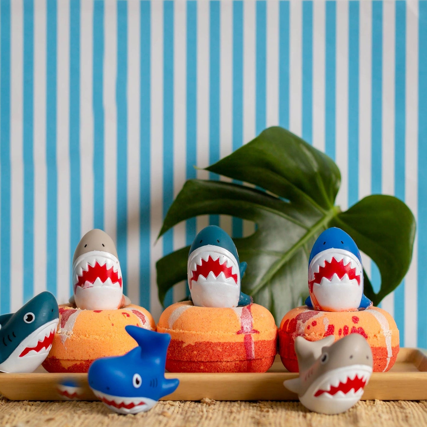 Finneas McGill the Shark Bath Bomb - Bath Bomb with Toy - Bria Blair Creative