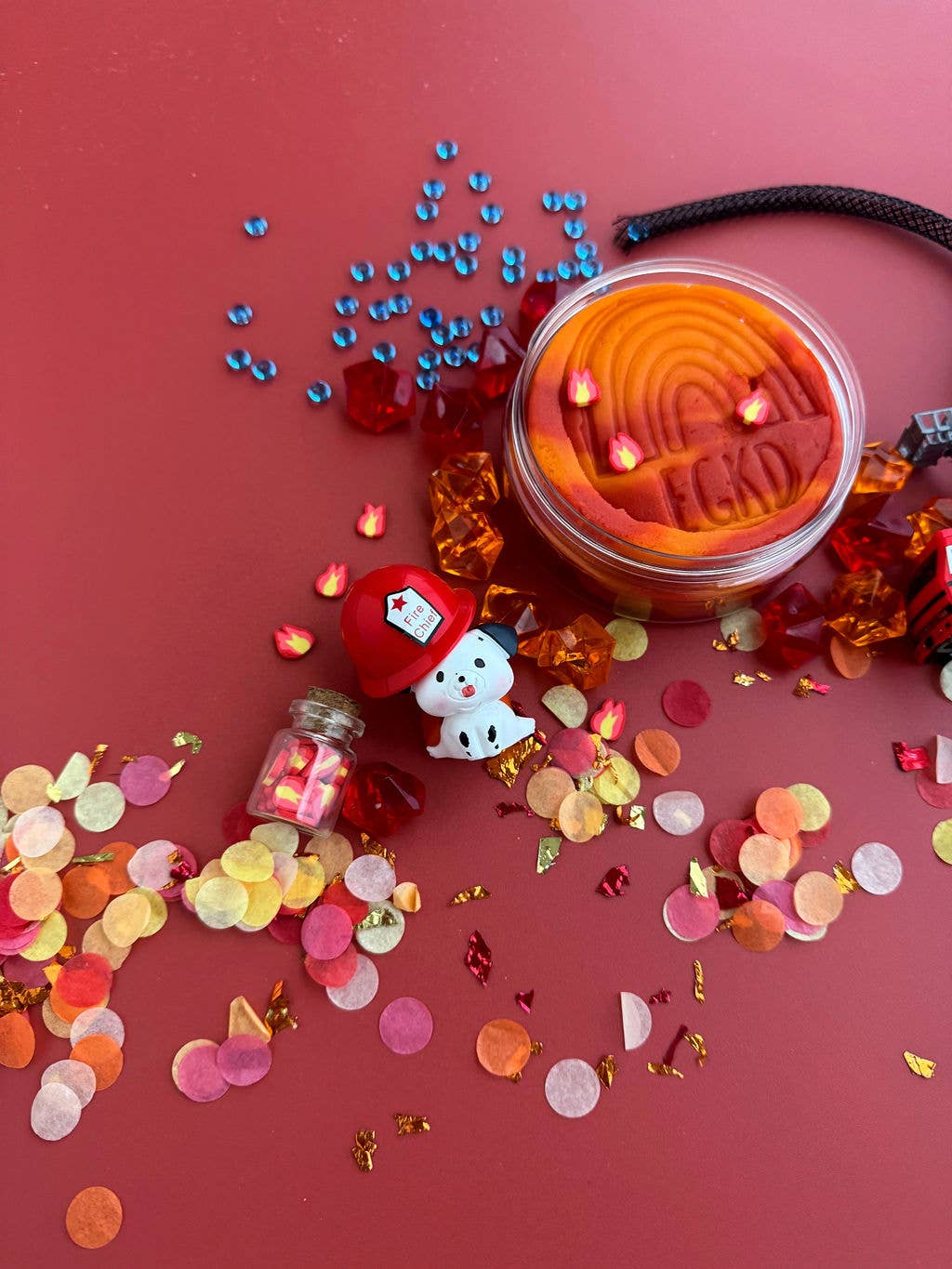 Fire Station (Cherry Mango) KidDough Play Kit - Bria Blair Creative
