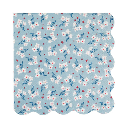FLO1239 - Floral Cocktail Paper Napkin Set - Bria Blair Creative