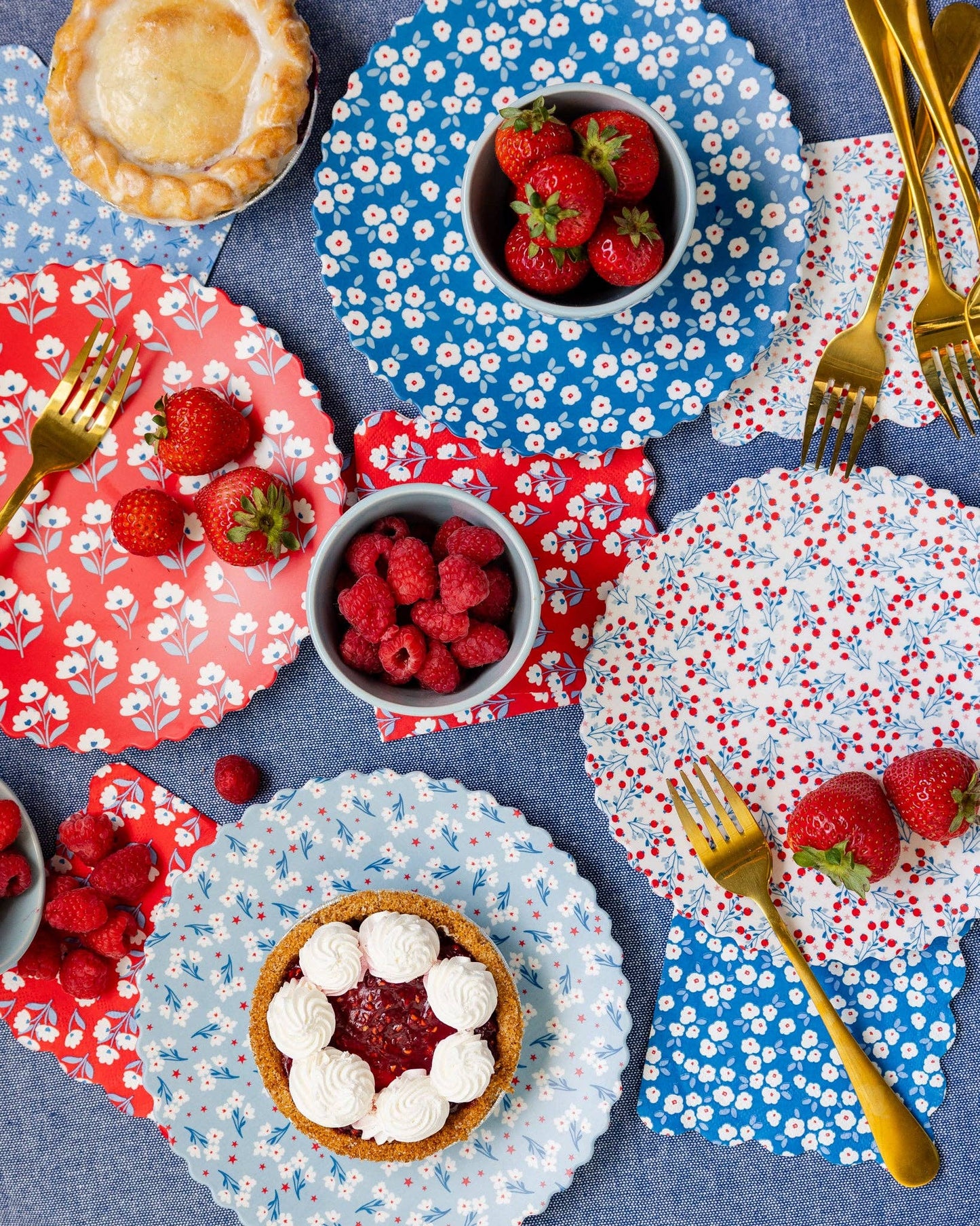 FLO1239 - Floral Cocktail Paper Napkin Set - Bria Blair Creative