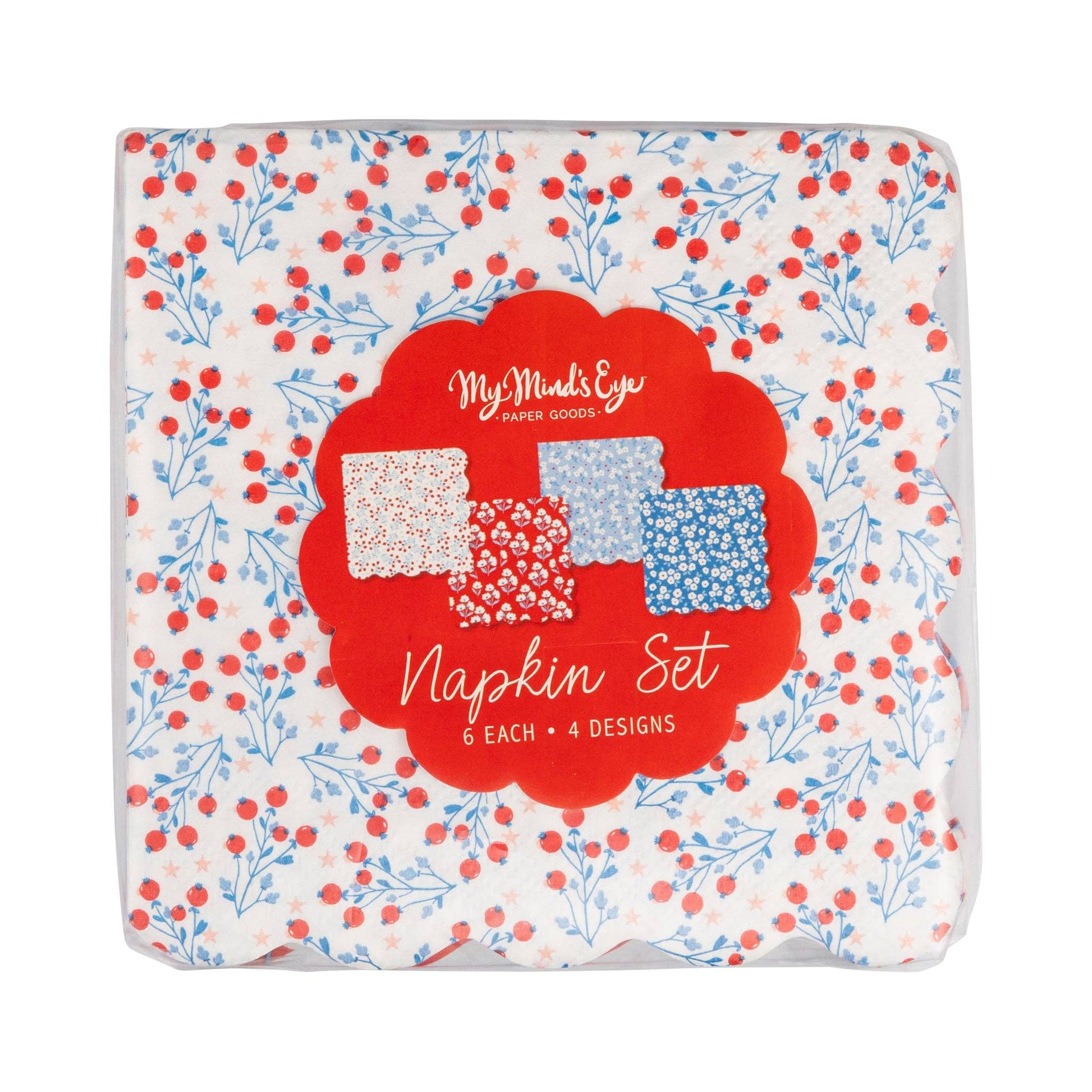 FLO1239 - Floral Cocktail Paper Napkin Set - Bria Blair Creative