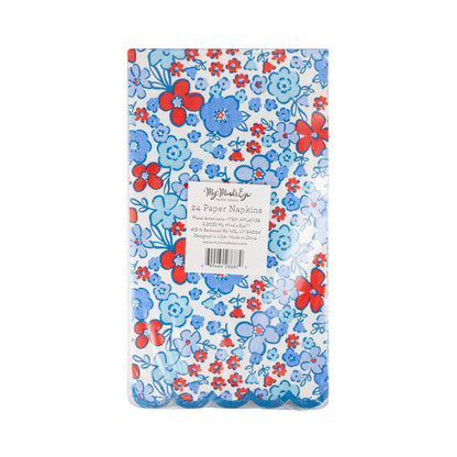 Floral Americana Dinner Napkin - Bria Blair Creative